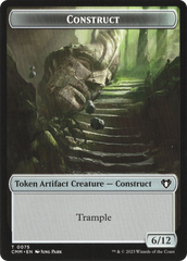 City's Blessing // Construct (0075) Double-Sided Token [Commander Masters Tokens] | Silver Goblin