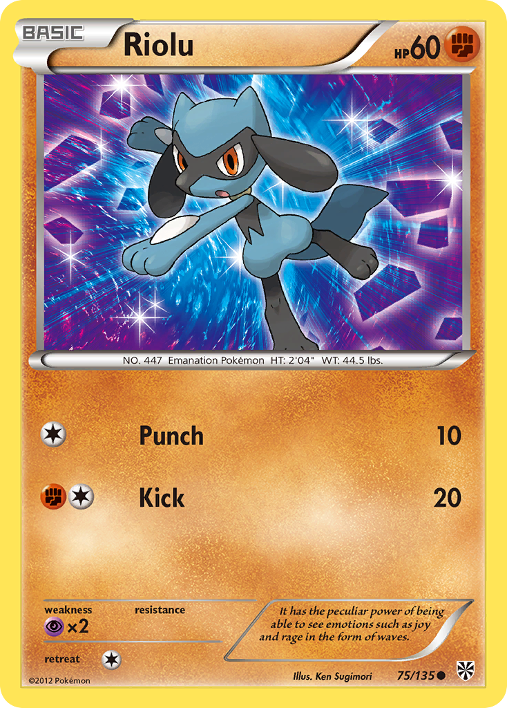 Riolu (75/135) [Black & White: Plasma Storm] | Silver Goblin