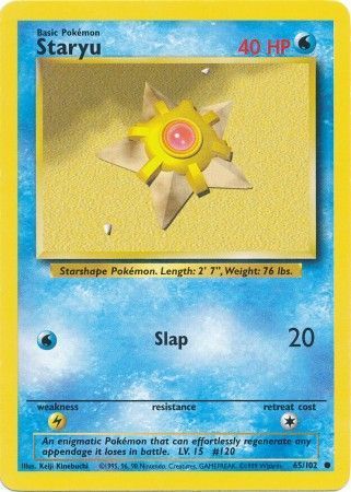 Staryu (65/102) [Base Set Unlimited] | Silver Goblin