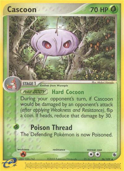Cascoon (26/109) [EX: Ruby & Sapphire] | Silver Goblin