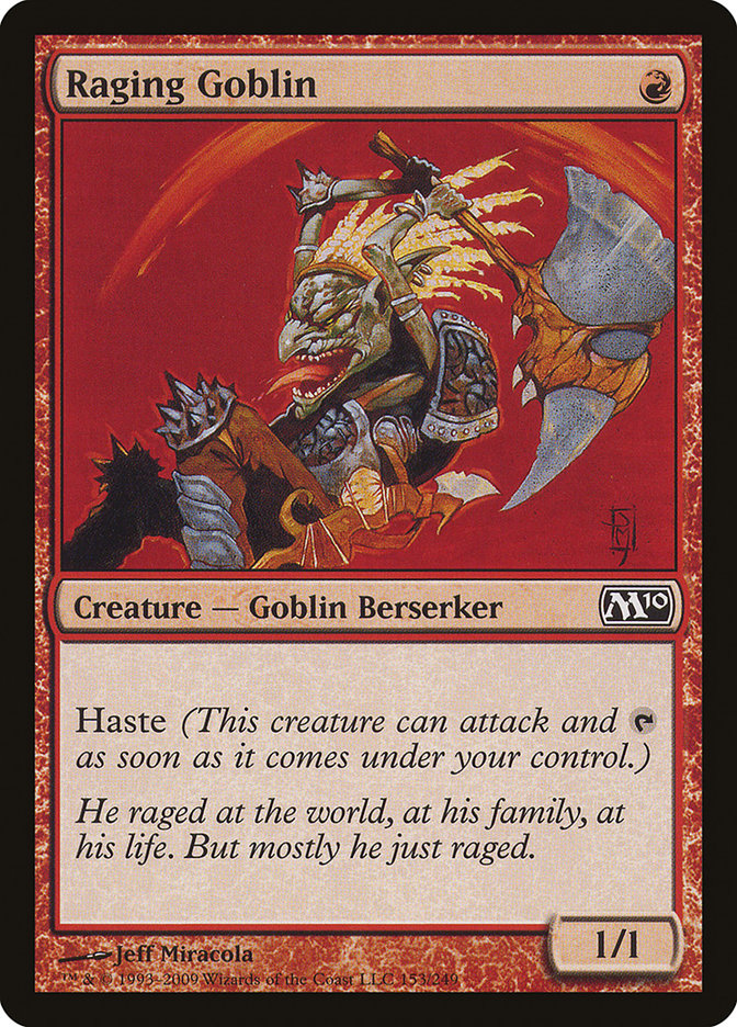 Raging Goblin [Magic 2010] | Silver Goblin