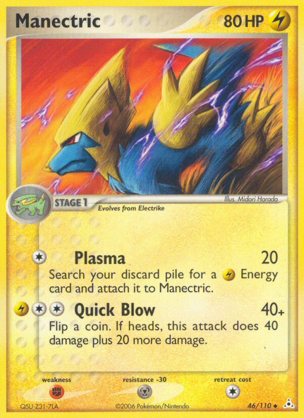 Manectric (46/110) [EX: Holon Phantoms] | Silver Goblin