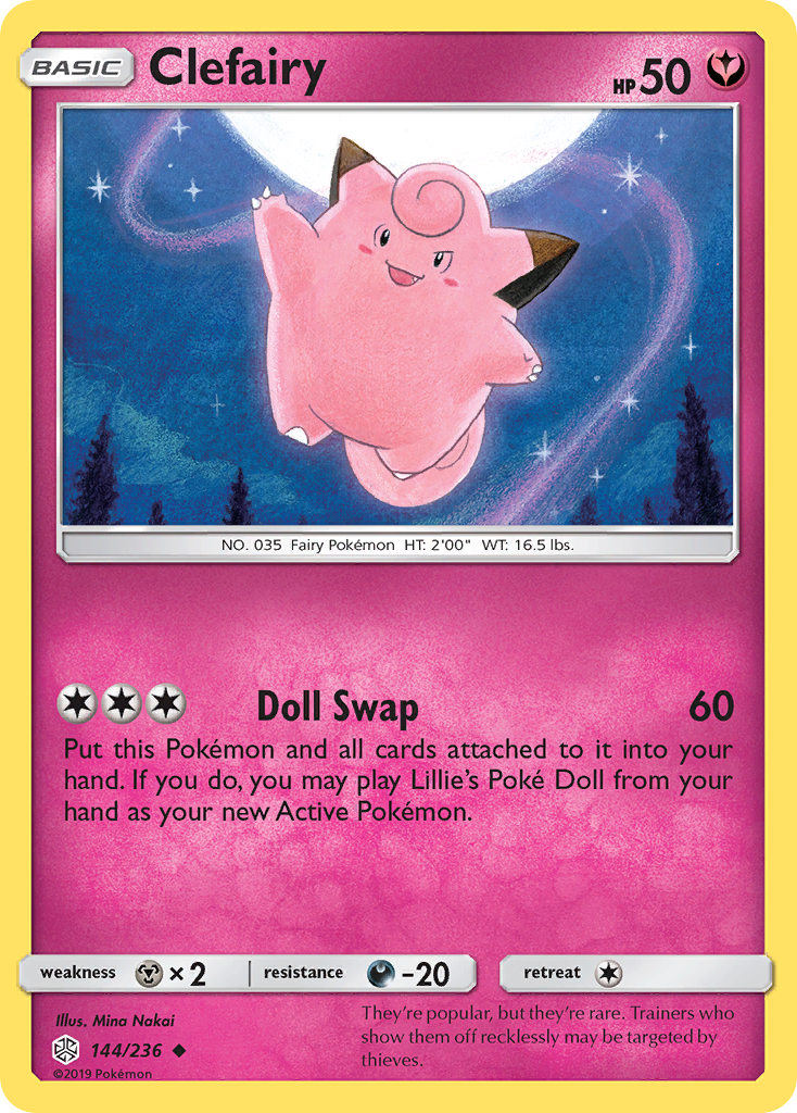 Clefairy (144/236) [Sun & Moon: Cosmic Eclipse] | Silver Goblin