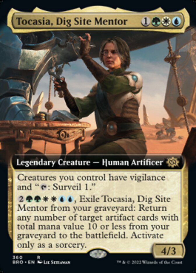 Tocasia, Dig Site Mentor (Extended Art) [The Brothers' War] | Silver Goblin