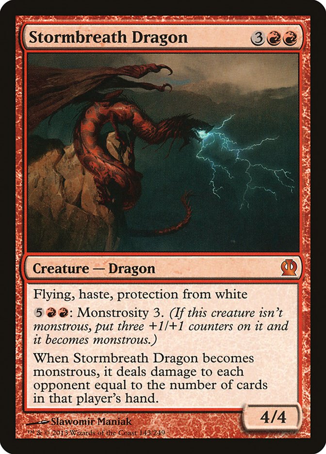 Stormbreath Dragon [Theros] | Silver Goblin