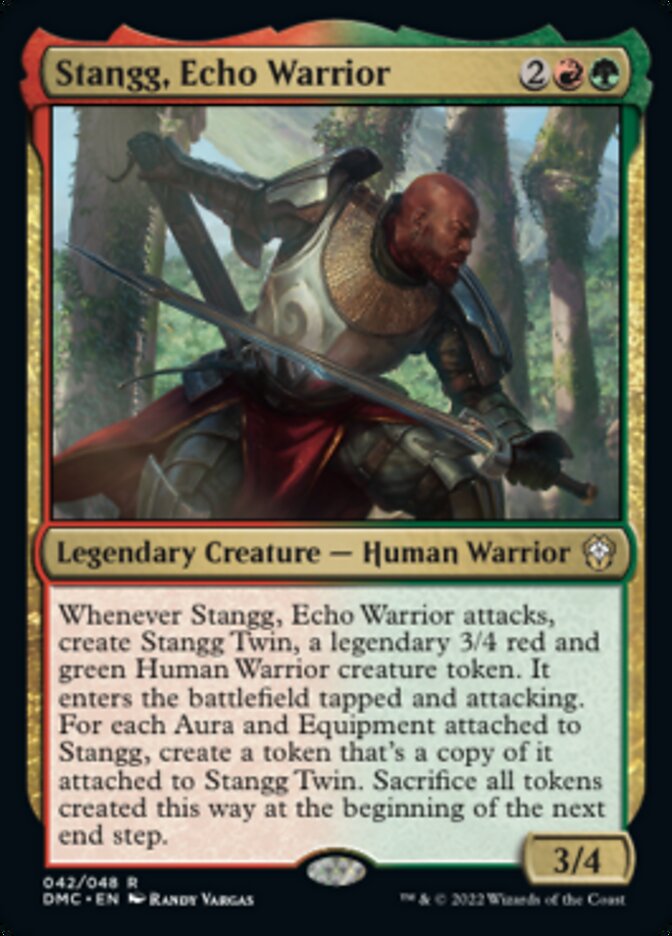 Stangg, Echo Warrior [Dominaria United Commander] | Silver Goblin
