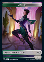Food // Citizen Double-Sided Token [Streets of New Capenna Commander Tokens] | Silver Goblin