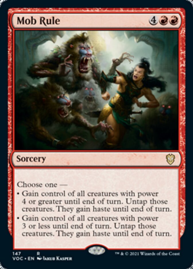 Mob Rule [Innistrad: Crimson Vow Commander] | Silver Goblin