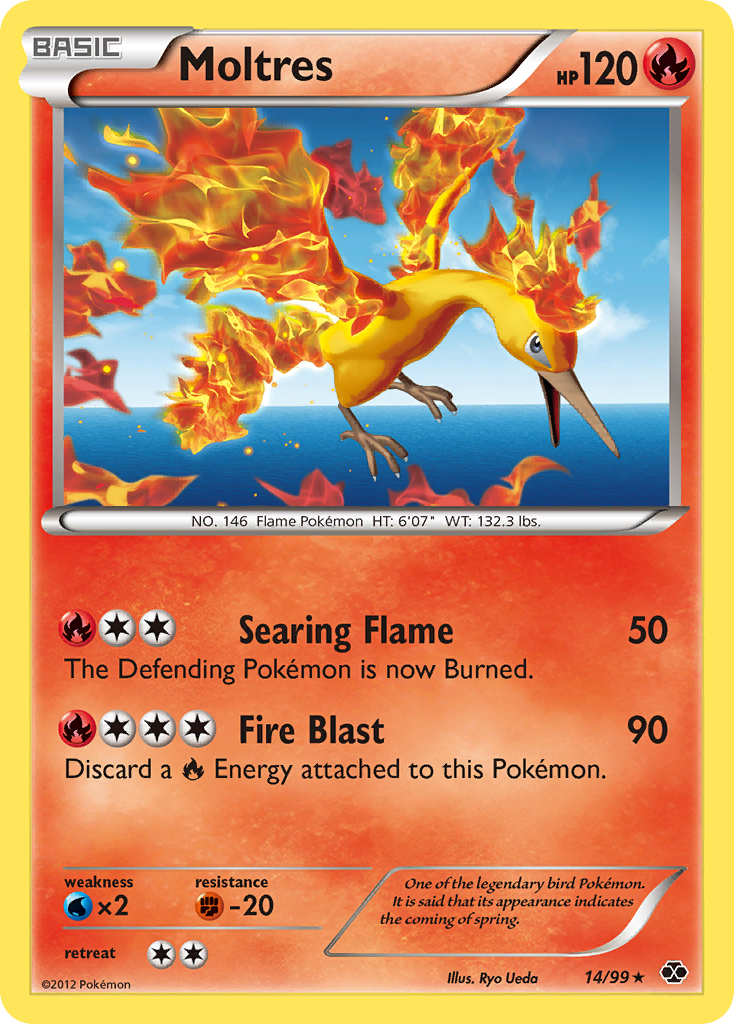 Moltres (14/99) [Black & White: Next Destinies] | Silver Goblin