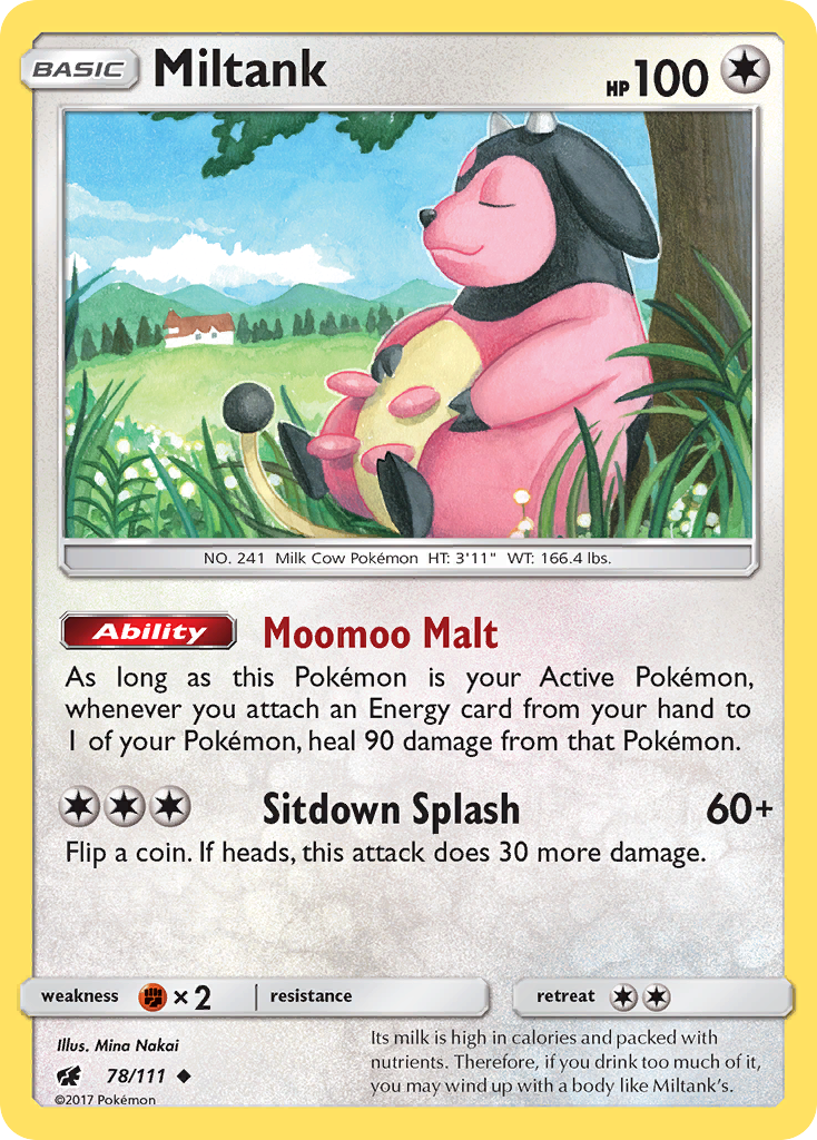 Miltank (78/111) [Sun & Moon: Crimson Invasion] | Silver Goblin