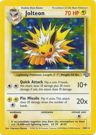 Jolteon (4/64) [Jungle Unlimited] | Silver Goblin