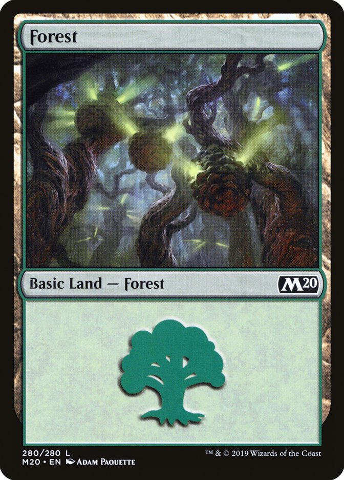 Forest (280) [Core Set 2020] | Silver Goblin