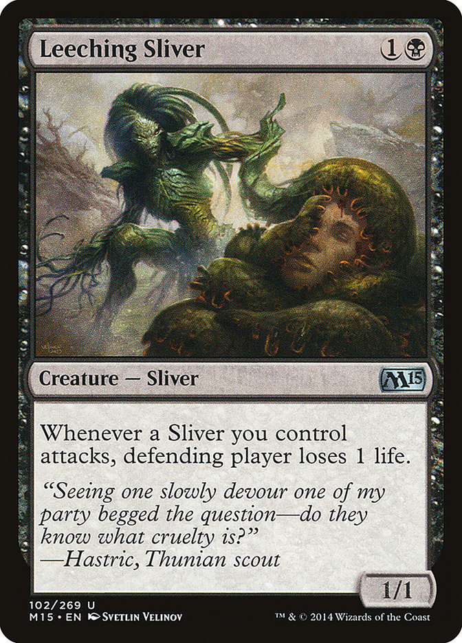 Leeching Sliver [Magic 2015] | Silver Goblin