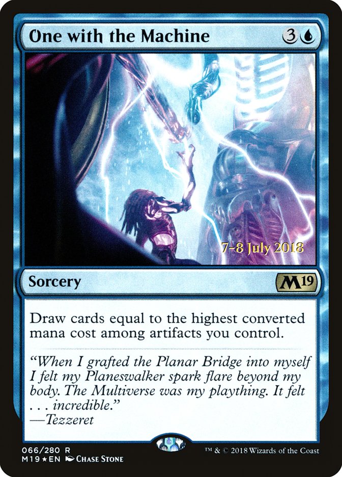 One with the Machine [Core Set 2019 Prerelease Promos] | Silver Goblin