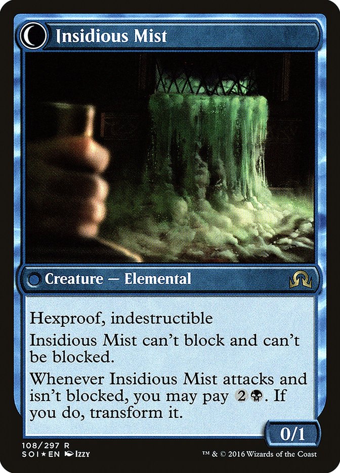 Elusive Tormentor // Insidious Mist [Shadows over Innistrad Prerelease Promos] | Silver Goblin