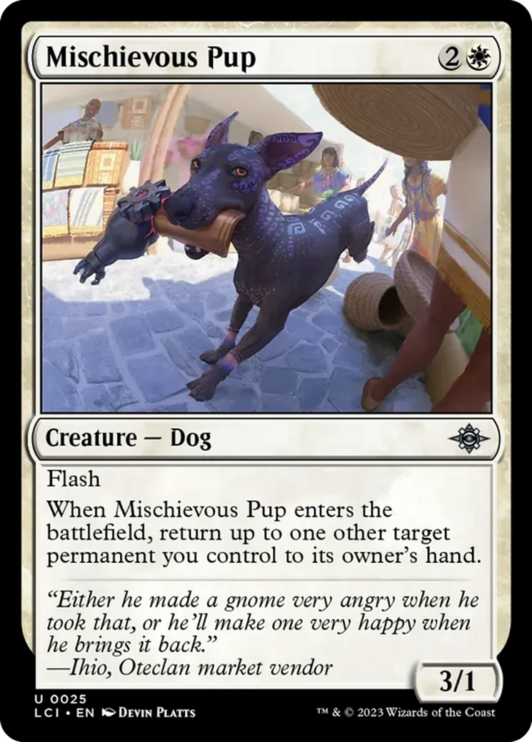 Mischievous Pup [The Lost Caverns of Ixalan] | Silver Goblin