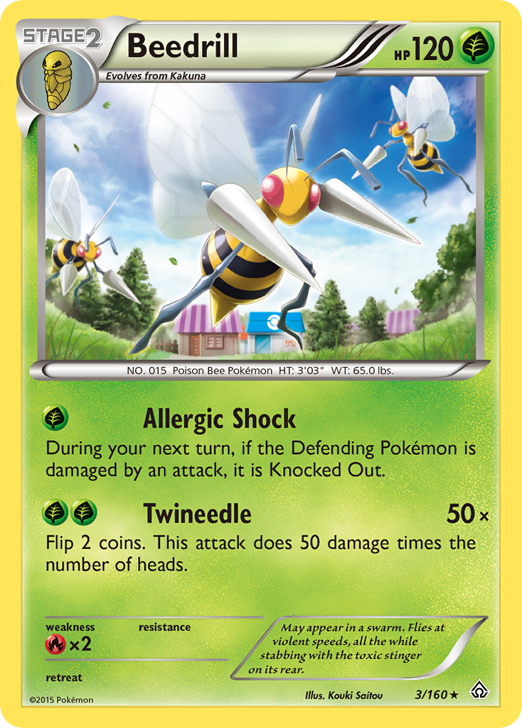 Beedrill (3/160) [XY: Primal Clash] | Silver Goblin