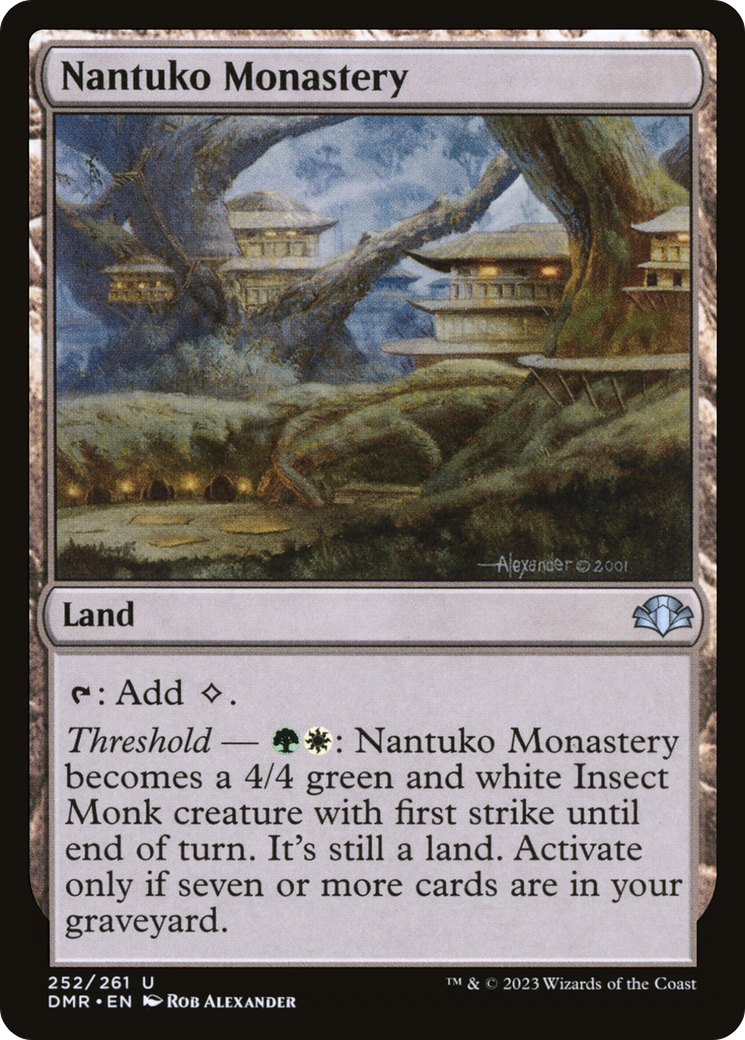 Nantuko Monastery [Dominaria Remastered] | Silver Goblin