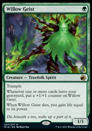 Willow Geist (Promo Pack) [Innistrad: Midnight Hunt Promos] | Silver Goblin