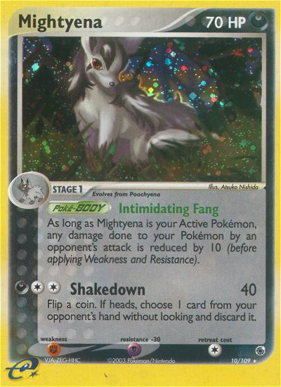 Mightyena (10/109) [EX: Ruby & Sapphire] | Silver Goblin