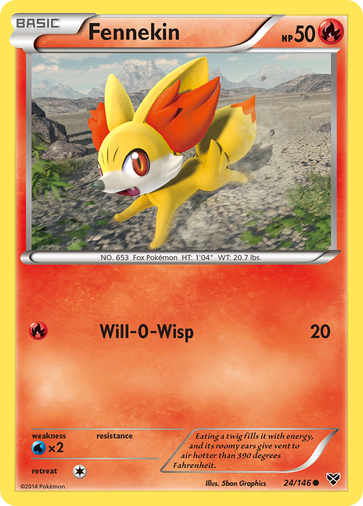 Fennekin (24/146) [XY: Base Set] | Silver Goblin