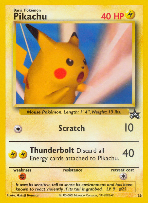 Pikachu (26) [Wizards of the Coast: Black Star Promos] | Silver Goblin