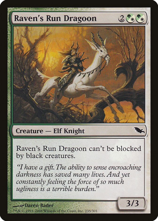 Raven's Run Dragoon [Shadowmoor] | Silver Goblin