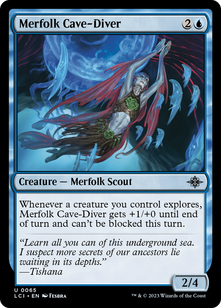 Merfolk Cave-Diver [The Lost Caverns of Ixalan] | Silver Goblin