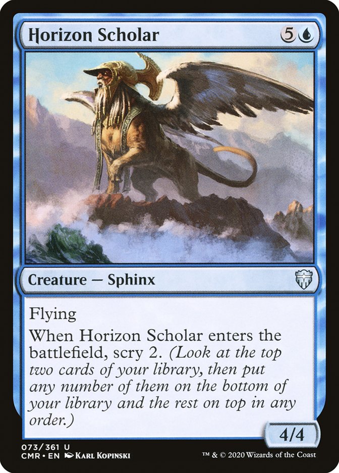 Horizon Scholar [Commander Legends] | Silver Goblin