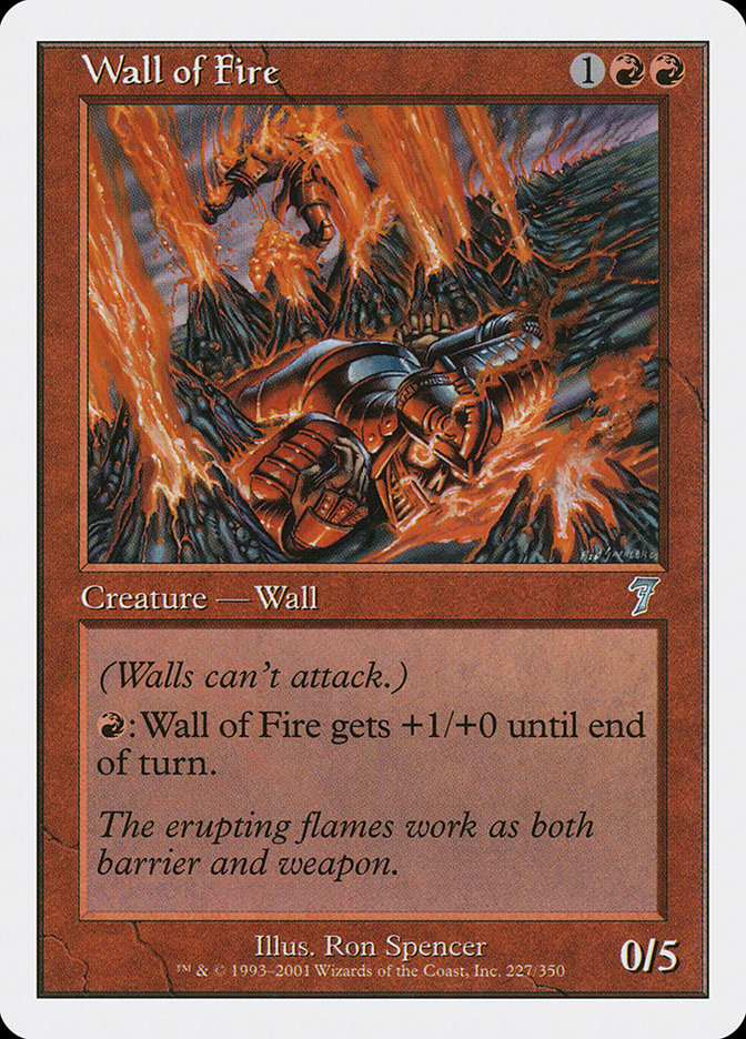 Wall of Fire [Seventh Edition] | Silver Goblin