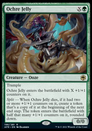Ochre Jelly (Promo Pack) [Dungeons & Dragons: Adventures in the Forgotten Realms Promos] | Silver Goblin