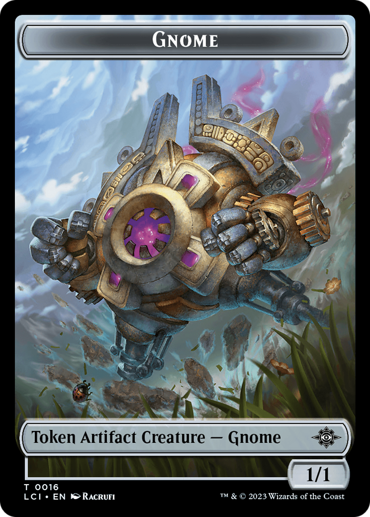 Gnome Token [The Lost Caverns of Ixalan Tokens] | Silver Goblin