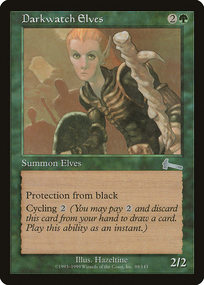 Darkwatch Elves [Urza's Legacy] | Silver Goblin