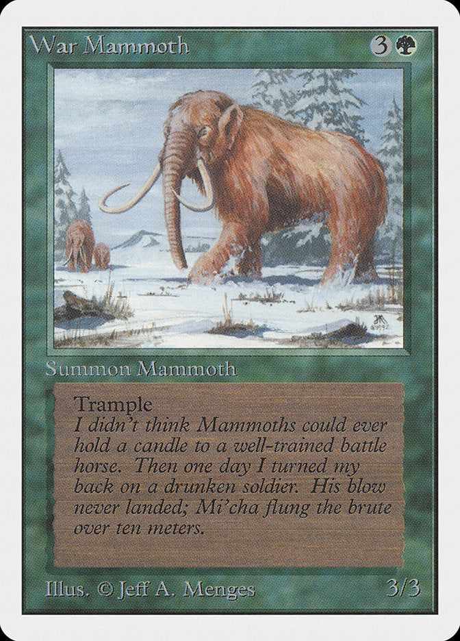 War Mammoth [Unlimited Edition] | Silver Goblin