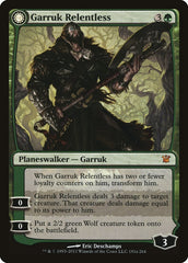 Garruk Relentless // Garruk, the Veil-Cursed [Innistrad] | Silver Goblin