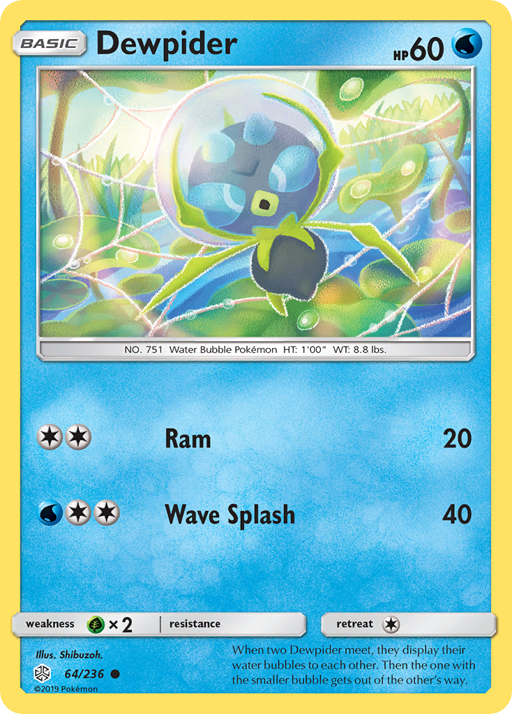 Dewpider (64/236) [Sun & Moon: Cosmic Eclipse] | Silver Goblin