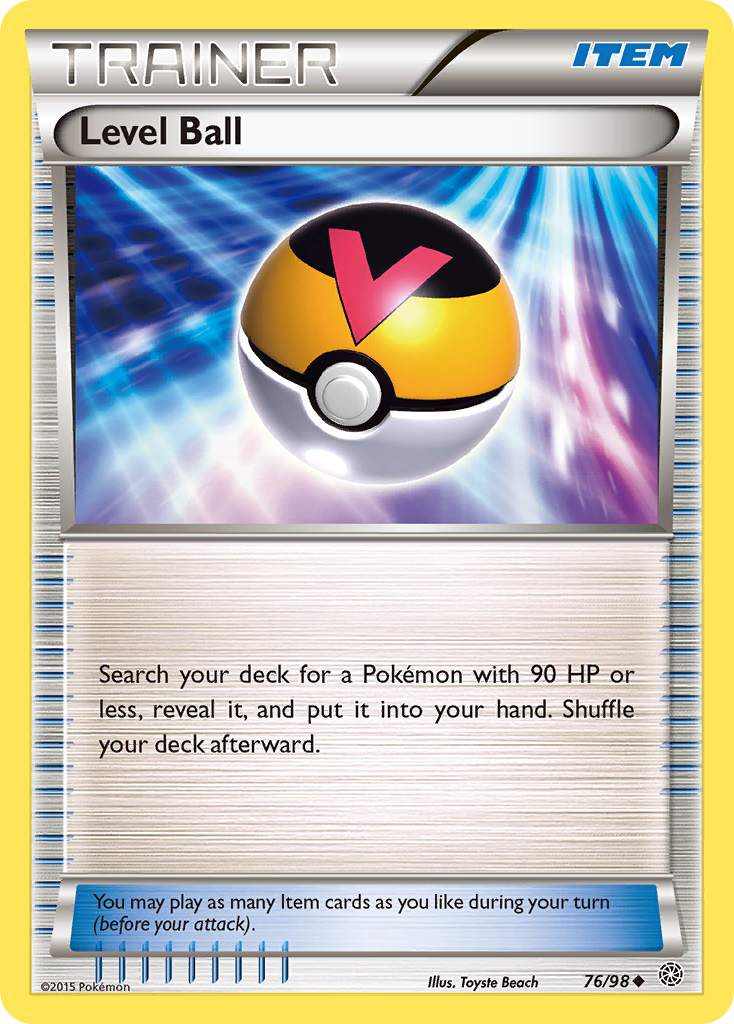 Level Ball (76/98) [XY: Ancient Origins] | Silver Goblin