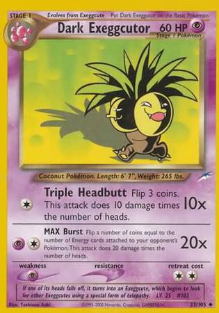 Dark Exeggutor (33/105) [Neo Destiny Unlimited] | Silver Goblin