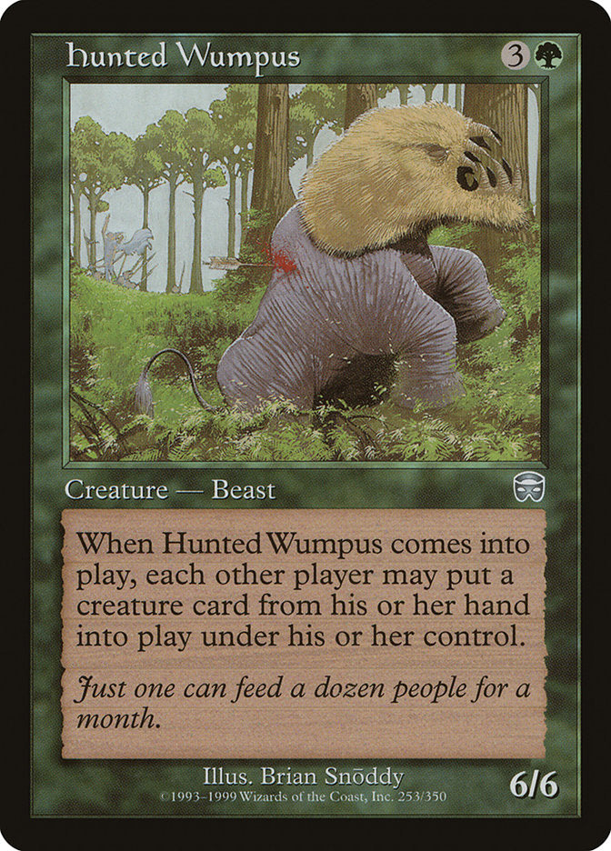 Hunted Wumpus [Mercadian Masques] | Silver Goblin