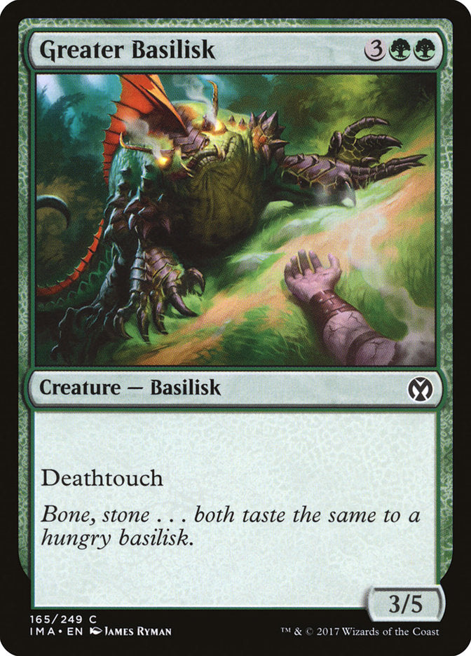 Greater Basilisk [Iconic Masters] | Silver Goblin