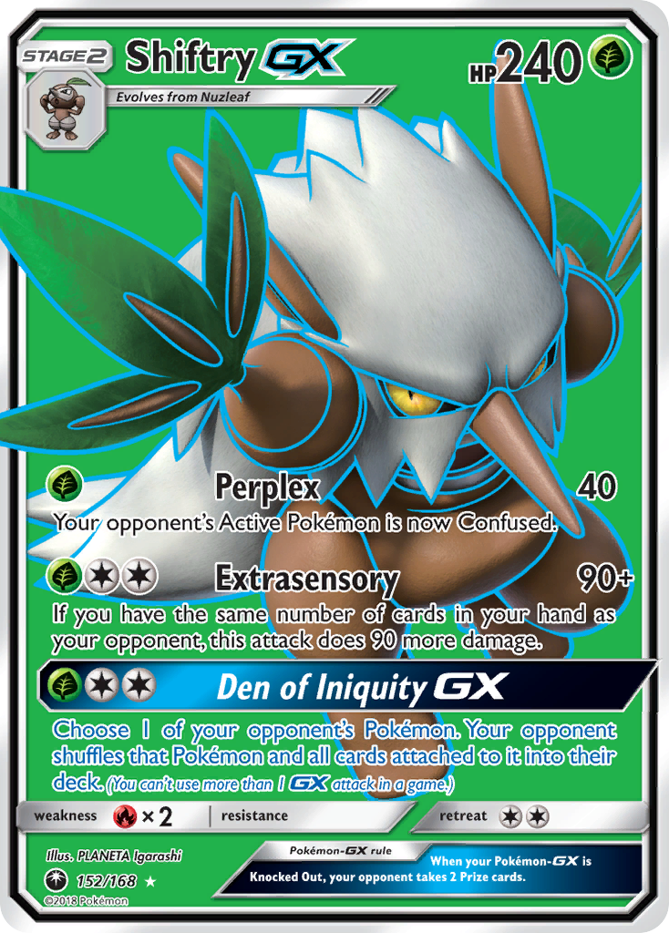 Shiftry GX (152/168) [Sun & Moon: Celestial Storm] | Silver Goblin