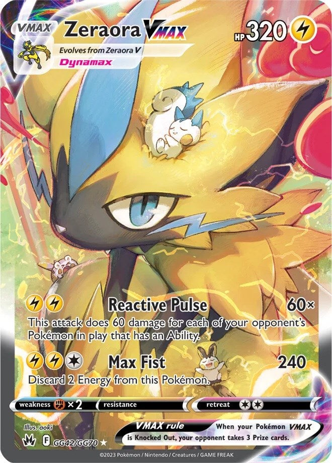 Zeraora VMAX (GG42/GG70) [Sword & Shield: Crown Zenith] | Silver Goblin