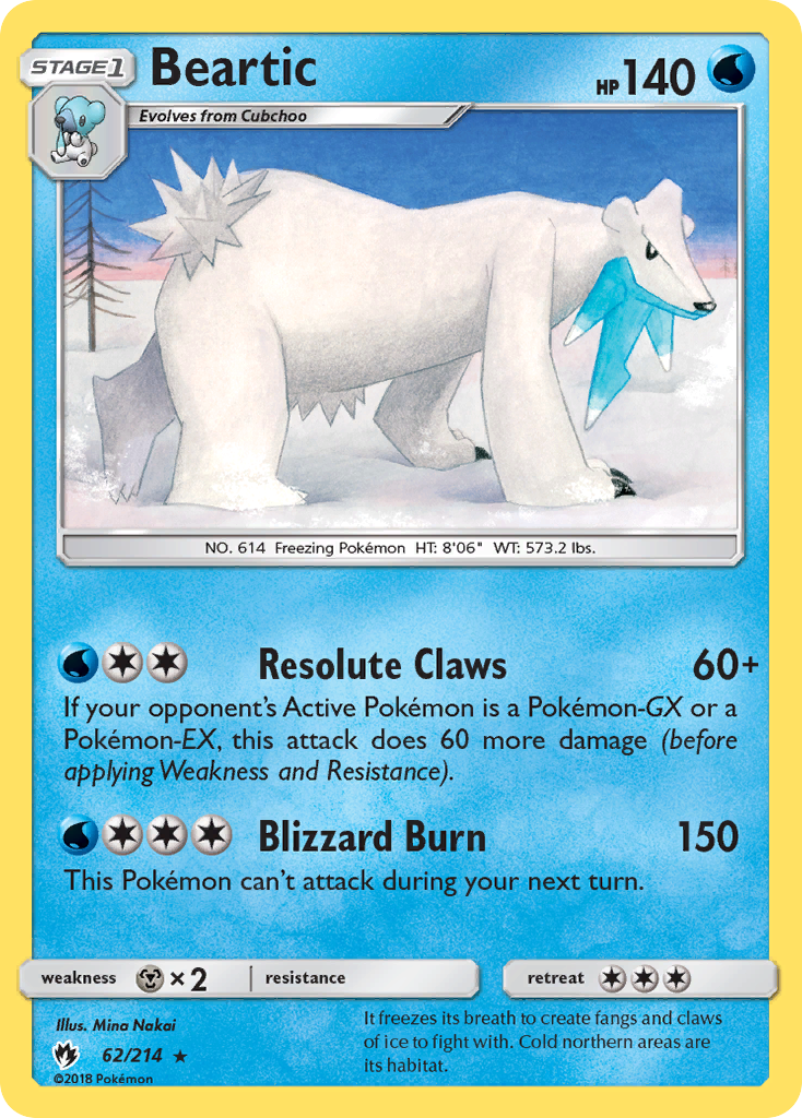 Beartic (62/214) [Sun & Moon: Lost Thunder] | Silver Goblin