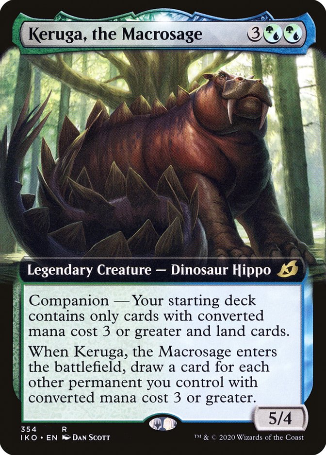 Keruga, the Macrosage (Extended Art) [Ikoria: Lair of Behemoths] | Silver Goblin