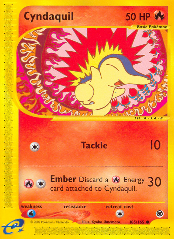 Cyndaquil (105/165) [Expedition: Base Set] | Silver Goblin