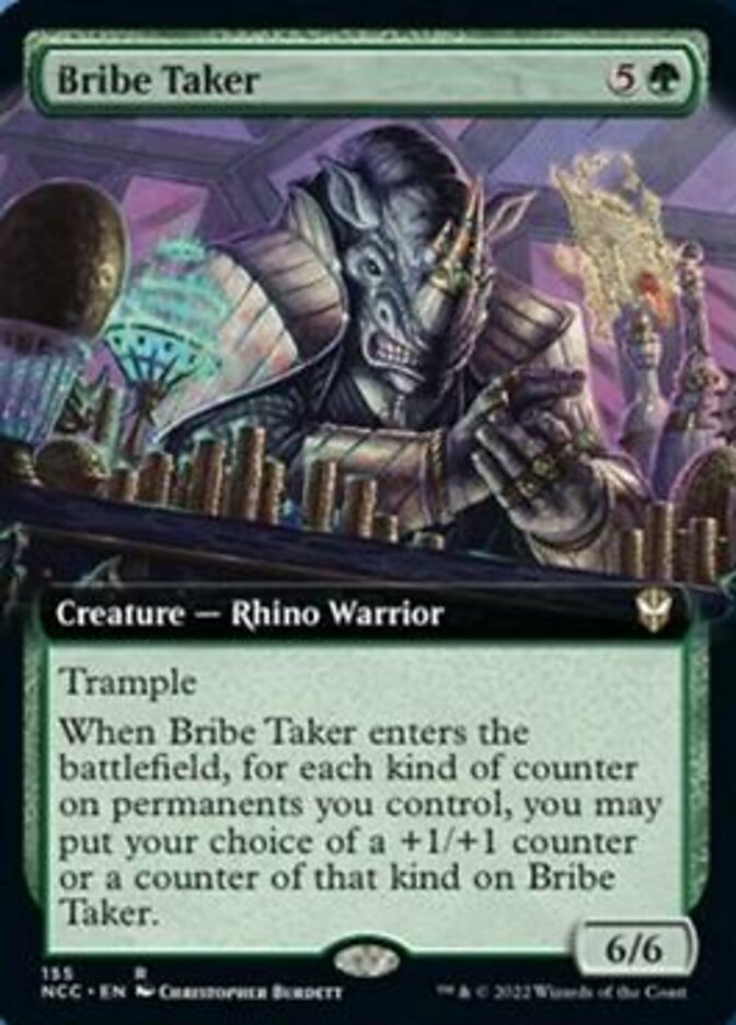 Bribe Taker (Extended Art) [Streets of New Capenna Commander] | Silver Goblin