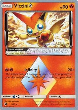 Victini Prism Star (7/70) (Fire Box - Kaya Lichtleitner) [World Championships 2019] | Silver Goblin