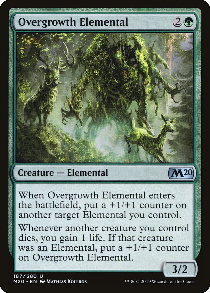 Overgrowth Elemental [Core Set 2020] | Silver Goblin