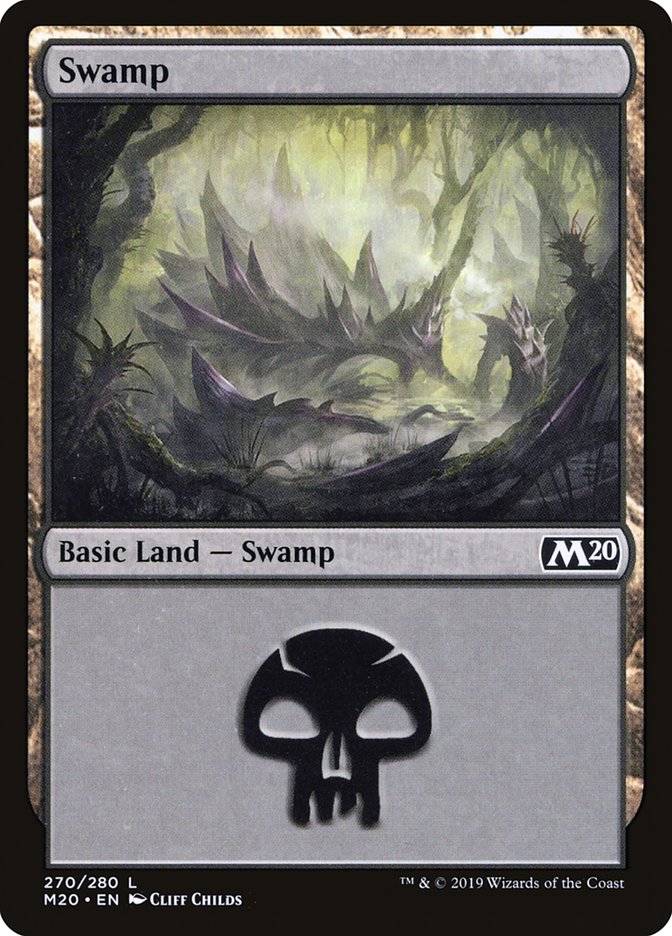 Swamp (270) [Core Set 2020] | Silver Goblin