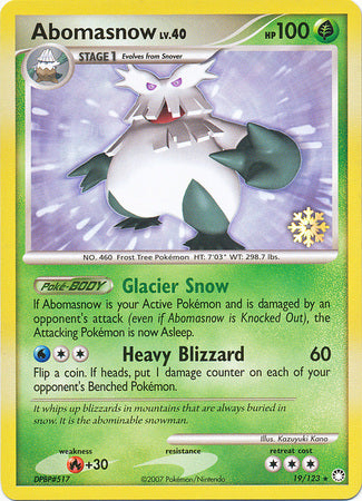 Abomasnow (19/123) [Countdown Calendar Promos] | Silver Goblin